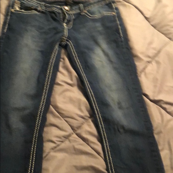 9/10 skinny slim jeans white sticking - Picture 3 of 8